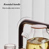 Masă Rotundă Cafea Nordică, 2 Rafturi, Roți Mobile, Design Modern Living