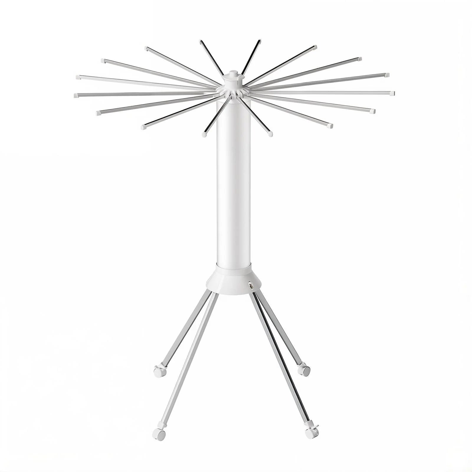 Uscător de Rufe Tip Trepied Pliabil, Compact, 16 Brațe Rotative, Interior/Exterior
