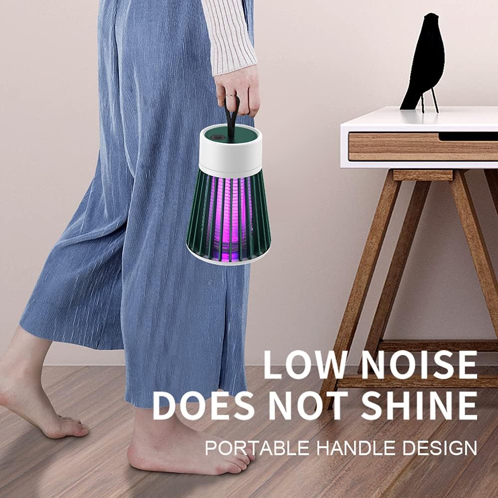 Lampa UV Anti-Insecte Portabilă, Reîncărcabilă USB 1200mAh, 1.2W, Curea Suspendare
