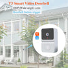 Sonerie Interfon Wireless Inteligentă cu Cameră HD, Viziune Nocturnă, Audio Bidirecțional