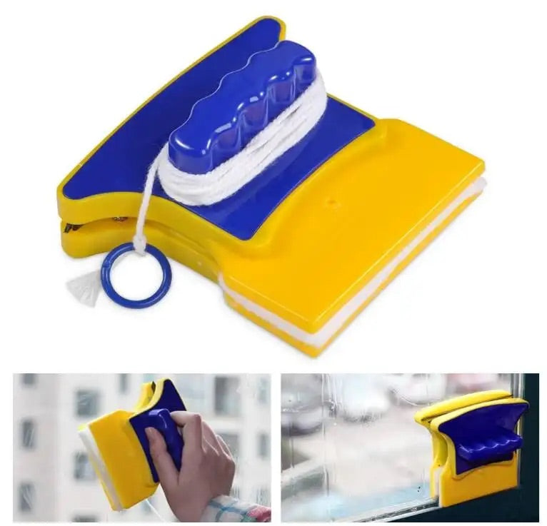Dispozitiv Magnetic Eficient pentru Curățarea Rapidă a Geamurilor și Oglinzilor