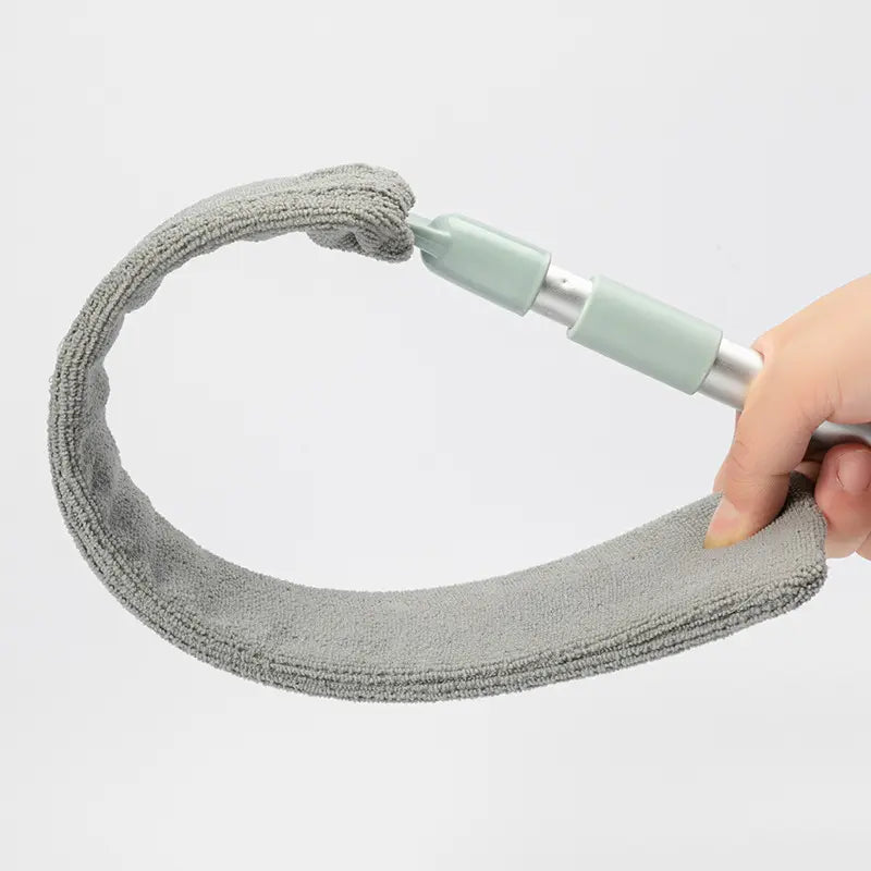 Mop Flexibil Microfibră Ultra-Absorbant, Coadă Telescopică Extensibilă Aluminiu, Curățare Eficientă