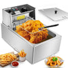 Friteuză Electrică Hoffmans 6 Litri, 2500W, Termostat Reglabil, Coș Detașabil