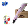 Creion 3D Profesional cu Afișaj Digital, Filamente Multicolore, Ideal pentru Începători