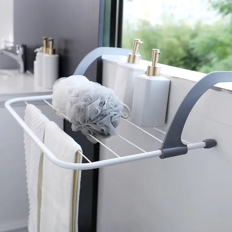 Uscător Rufe Pliabil, Ajustabil, pentru Balcon sau Calorifer, Rezistent, Compact