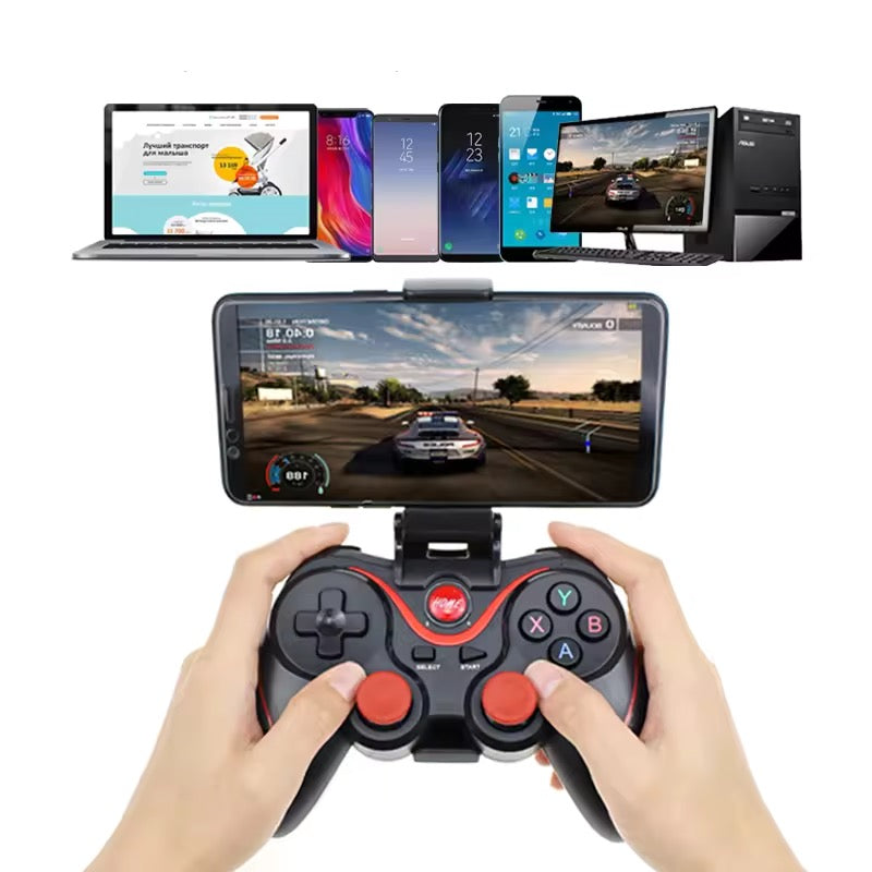 Gamepad Wireless Universal Bluetooth pentru Android, iOS, PS3 și Windows PC