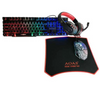 Set gaming 4 piese RGB - tastatur, mouse, casti si mousepad 1088