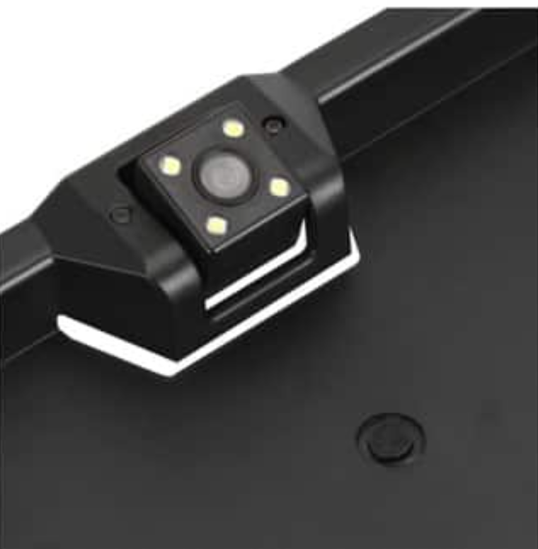 Suport numar cu camera video incorporata , pentru marsarier