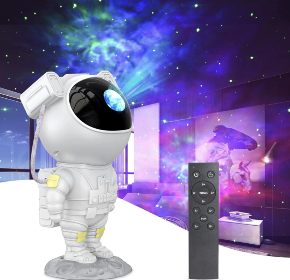 Proiector de stele Astronaut cu telecomanda