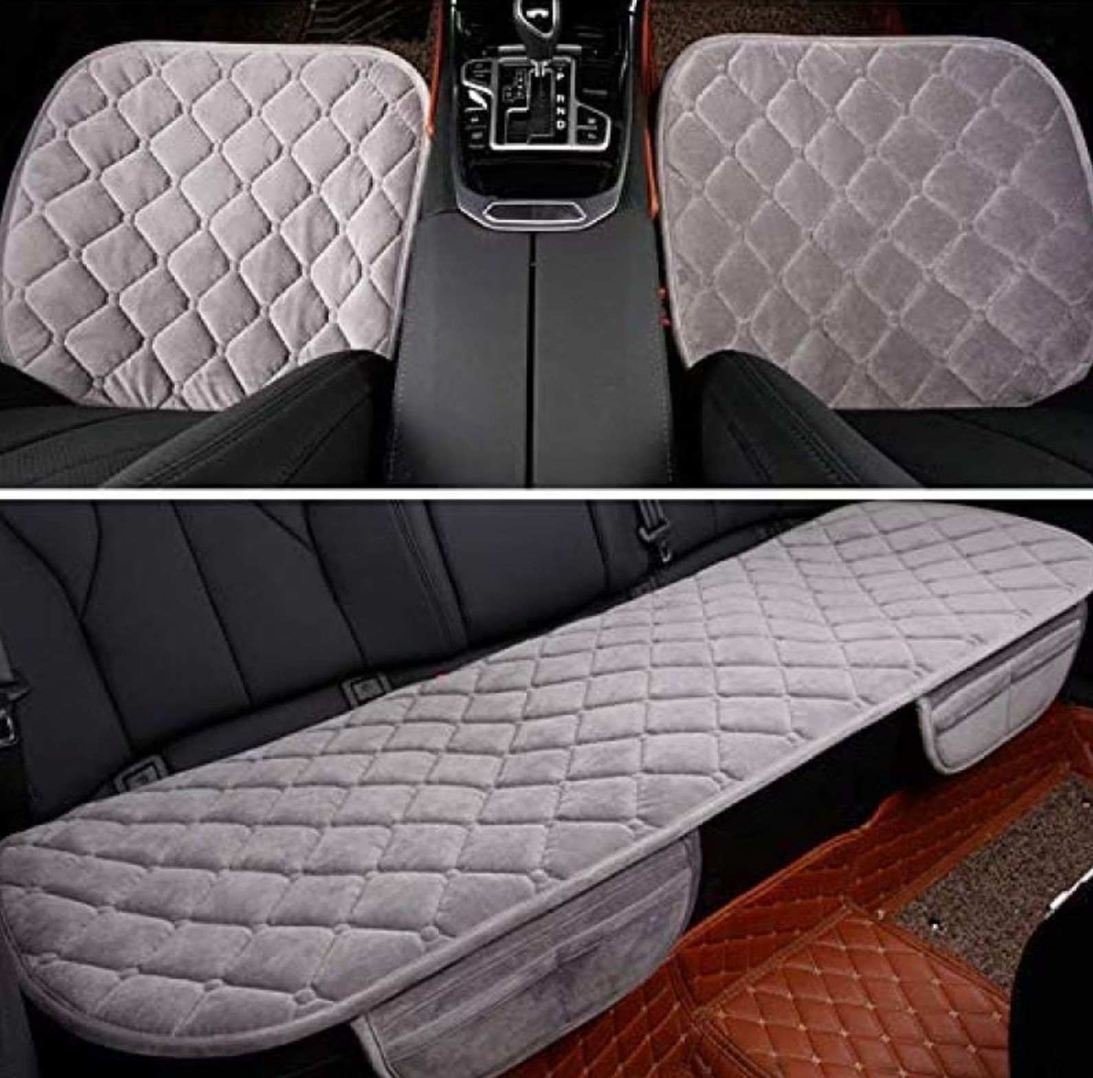 Huse gri de protectie pentru scaun auto