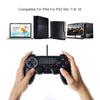 Controller Wireless Doubleshock 4 PS4, Vibrații, Design Ergonomic, Bară Lumină LED