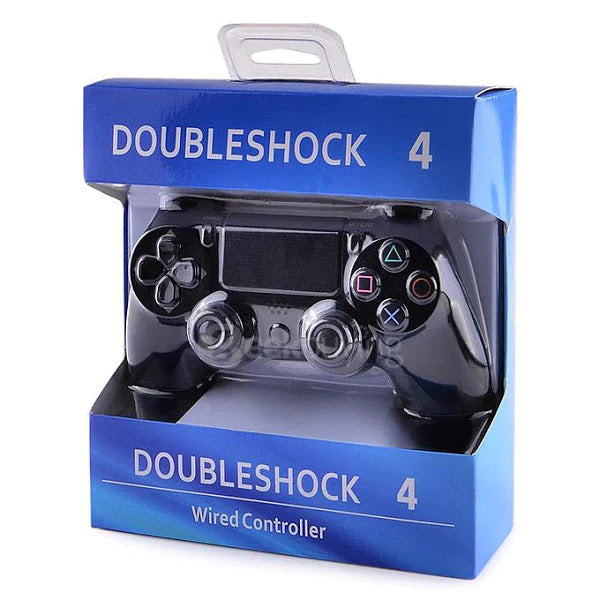 Controller Wireless Doubleshock 4 PS4, Vibrații, Design Ergonomic, Bară Lumină LED