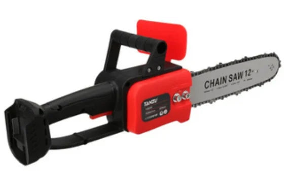 Motofierăstrău fără Fir 12 Inch, 1200W, 48V, 2 Acumulatori Litiu, Tăiere Eficientă