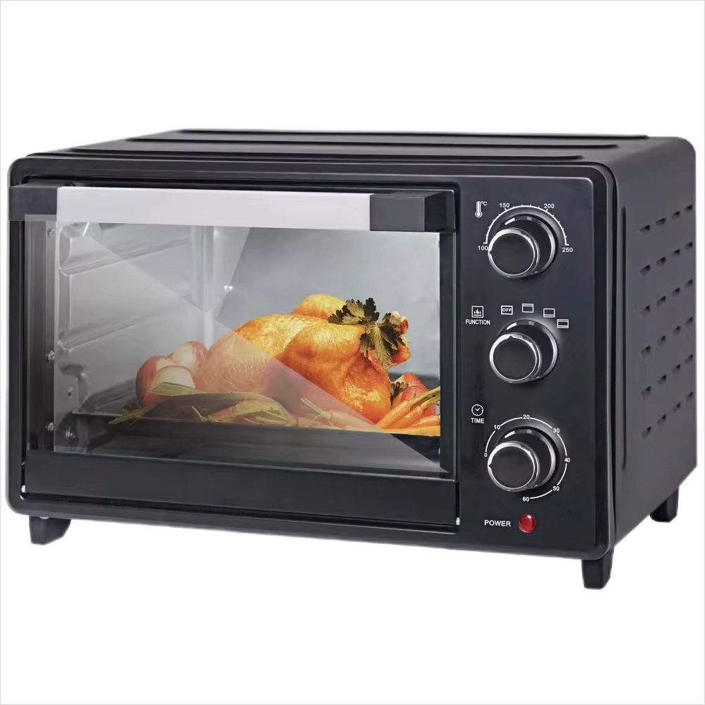 Cuptor Electric Leihmann 48L, 2600W, Rotisor, Grătar, Tavă Copt