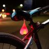 Bike Light Creative Silicon Ciclism Noaptea lumini de avertizare de siguranță