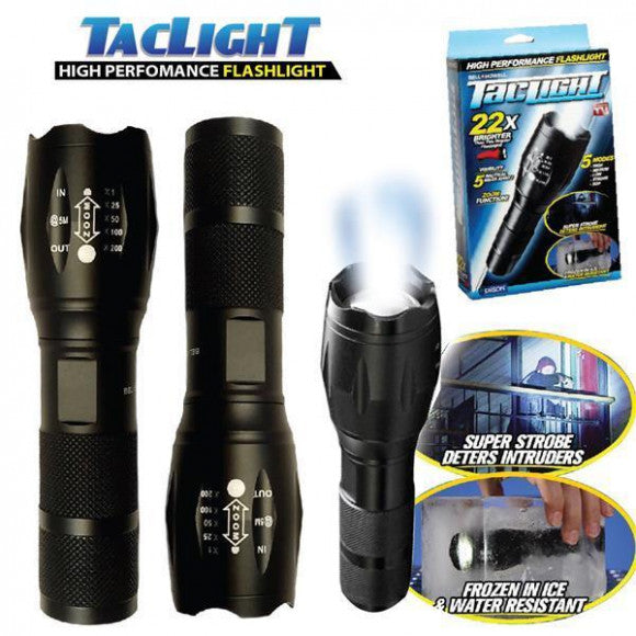 Oferta 1+1 Gratis! Lanterna tactica Tac Light 5 moduri luminare