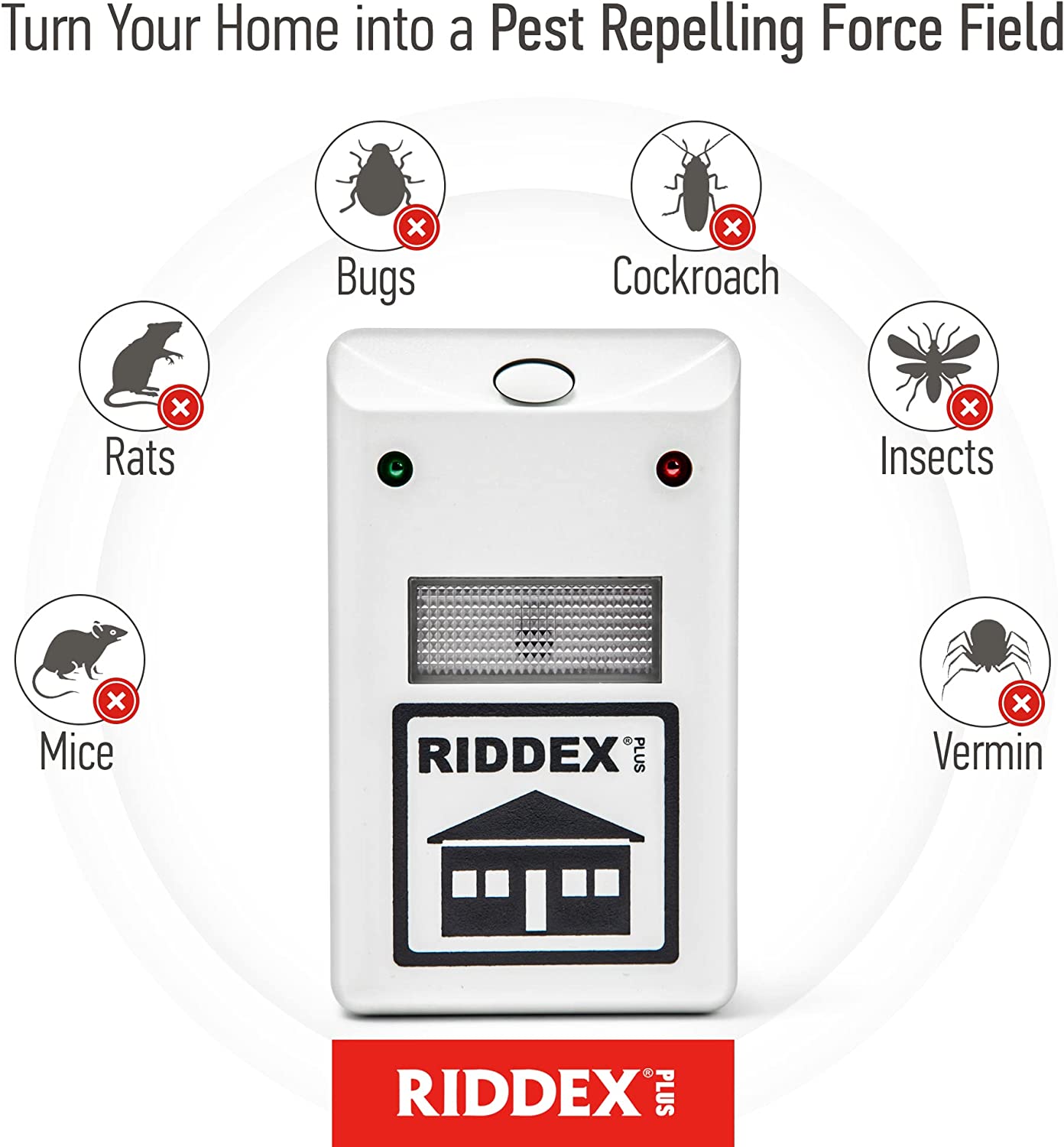 Aparat electronic anti insecte si rozatoare Pest Reject RIDEX