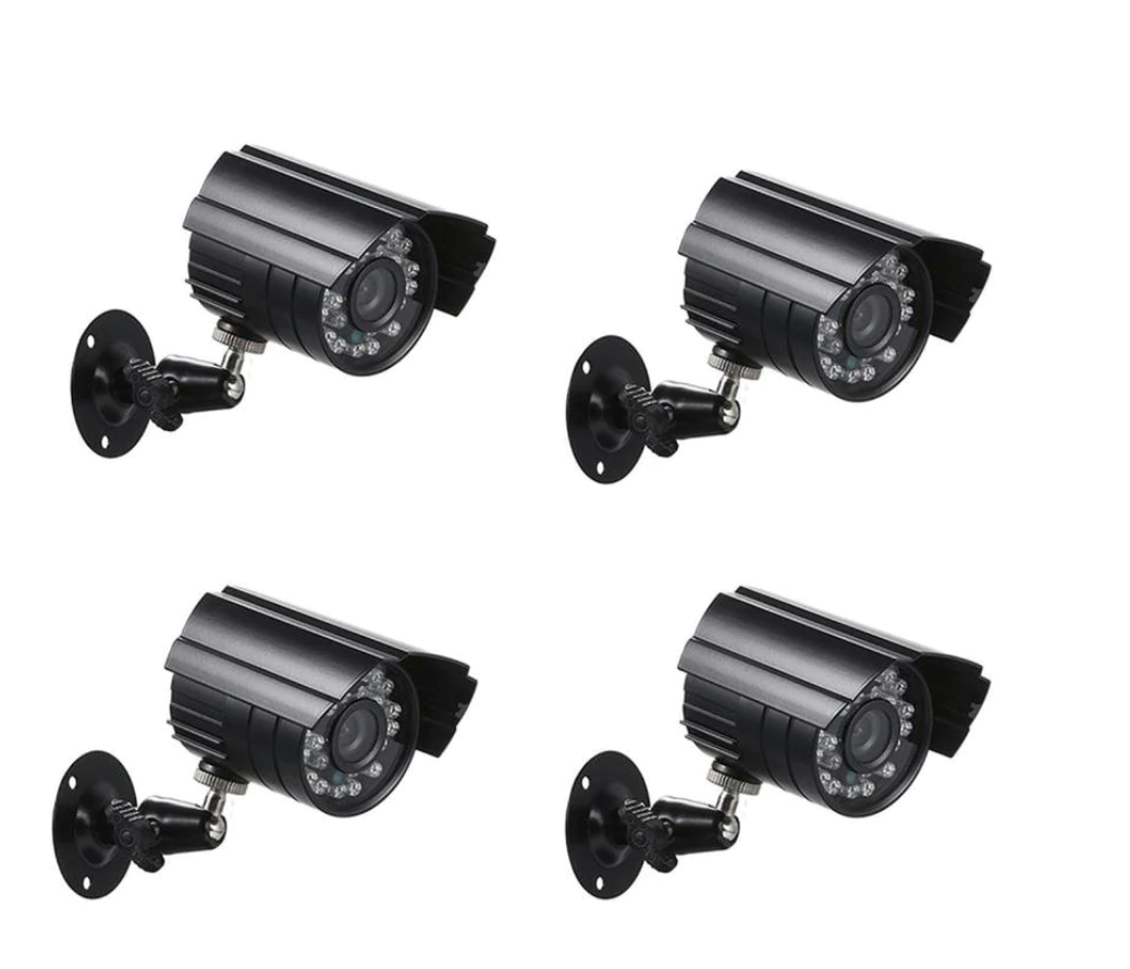 Sistem de supraveghere CCTV FULL HD, Kit DVR cu 4 camere exterior / interior