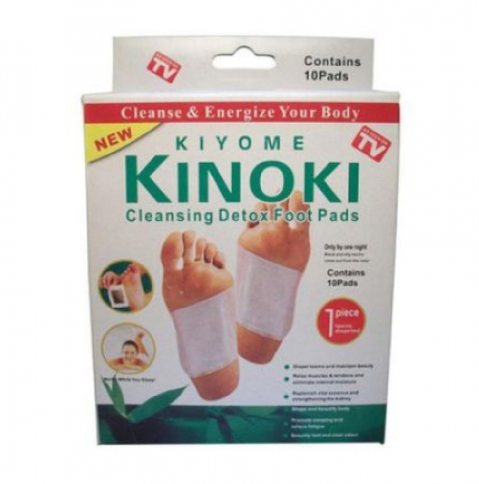 Set 10 cutii de plasturi detoxifianti pentru talpi Kinoki