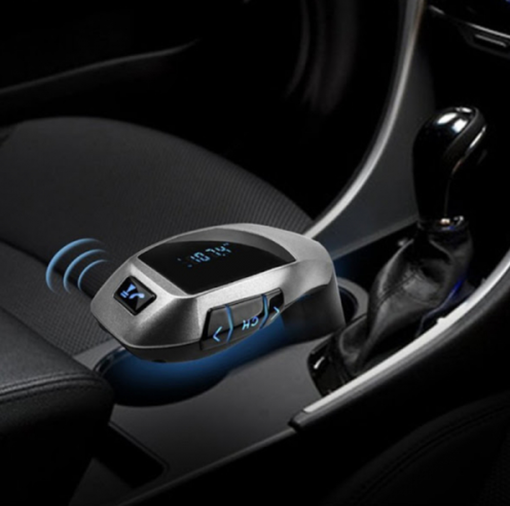 '-Car Kit Auto Bluetooth cu functie de modulator FM, model X6 + Telecomanda