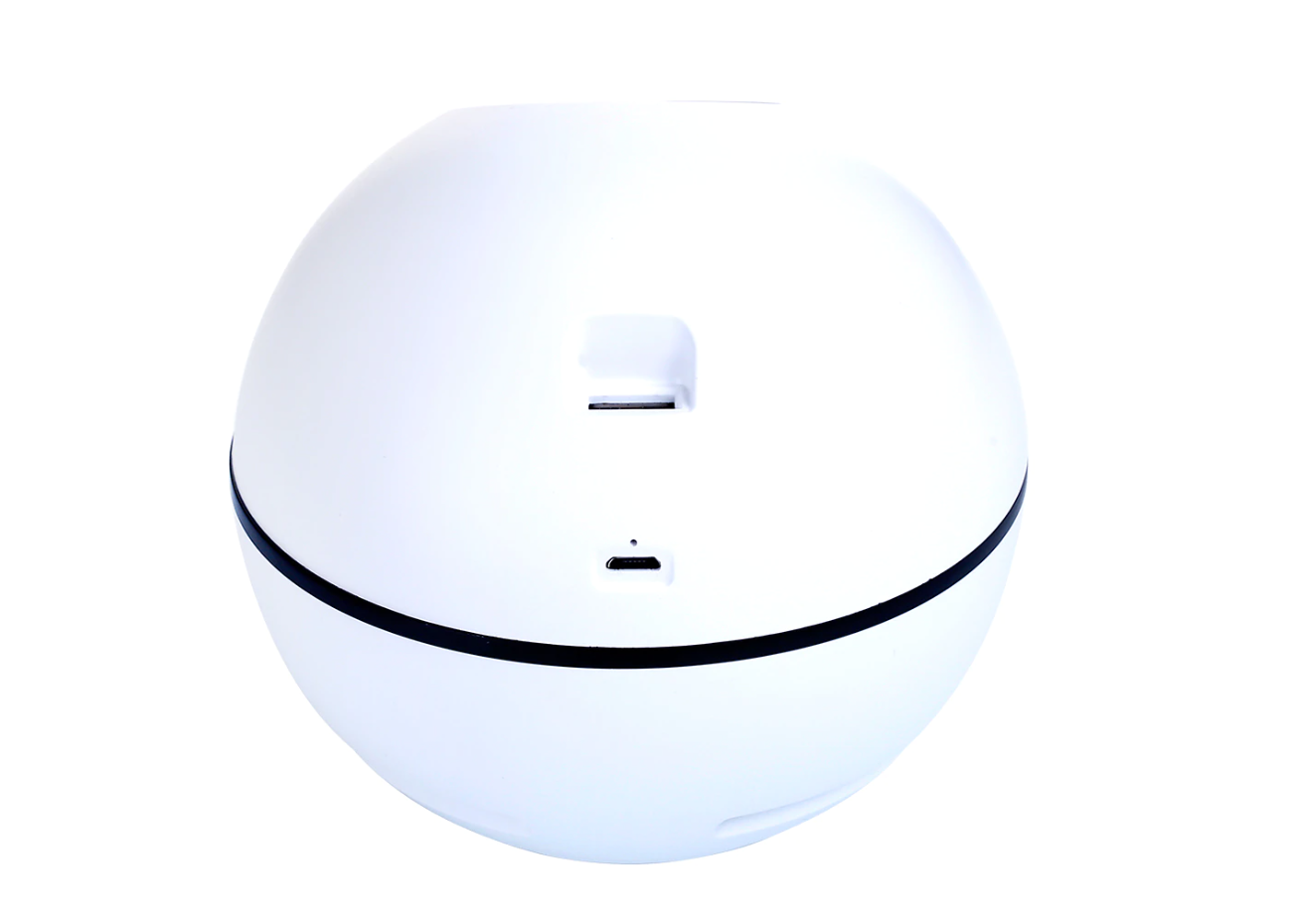 '- Umidificator de aer Ultrasonic Minge Lampa&Ventilator, USB, DC 3.7V, 300ml, baterie 2000ma, Alb