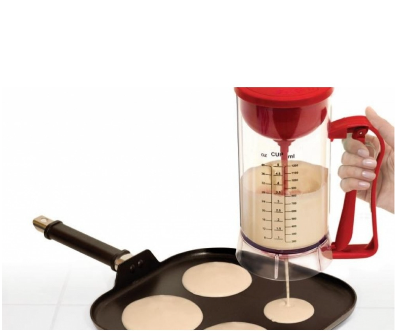 '- Blender manual pancake machine pentru clatite si prajituri