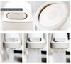 NOU:Cap de robinet ultra flexibil SIKS® pentru baterie chiuveta, cu 3 pulverizatoare, alb/bej
