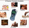 NOU: Electrostimulator muscular – aparat masaj si fizioterapie prin electrostimulare cu 4 electrozi, 8 programe, Gri