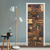 NOU:Autocolant decorativ pentru usa - 77 x 220 cm, Creative Letter