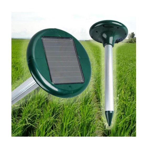 SET 2 X Dispozitiv - alarma sonica pentru alungat cartite cu alimentare solara