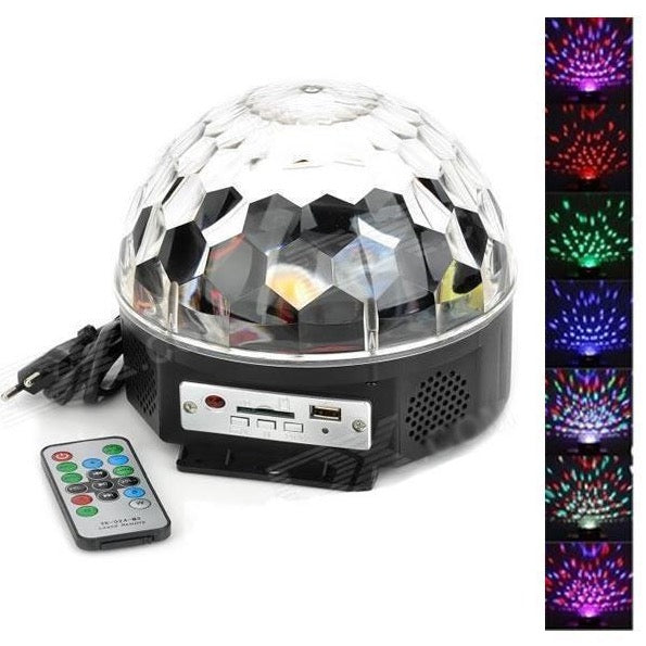 Glob Disco Led Bluetooth cu telecomanda si Redare Audio MP3 + Stick cadou