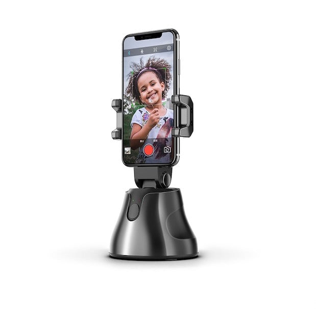 Suport selfie pentru telefon, urmarire automata inteligenta si rotire la 360