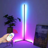 Lampa RGB de podea cu LED si jocuri de lumini, design slim nordic, 140cm inaltime